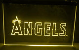 Los Angeles Angels LED Neon Sign Electrical - Yellow - TheLedHeroes