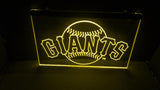 San Francisco Giants LED Neon Sign USB - Yellow - TheLedHeroes