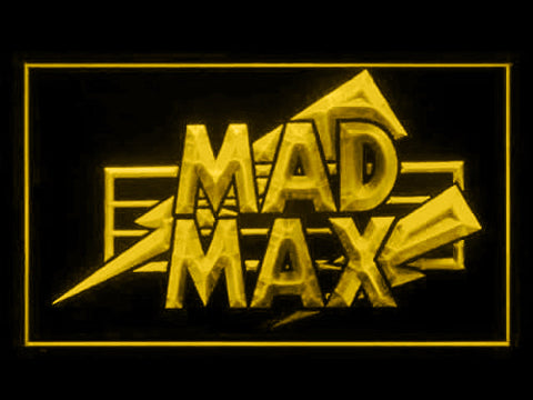 FREE Mad Max LED Sign - Yellow - TheLedHeroes