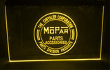 Mopar (2) LED Neon Sign USB - Yellow - TheLedHeroes