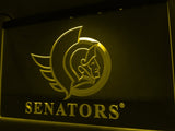 Ottawa Senators LED Neon Sign USB - Yellow - TheLedHeroes