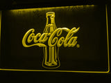 FREE Coca Cola Bottle 2 LED Sign - Yellow - TheLedHeroes