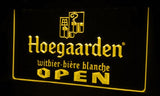 Hoegaarden Open LED Neon Sign Electrical - Yellow - TheLedHeroes