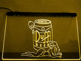 Duff (2) LED Neon Sign Electrical - Yellow - TheLedHeroes