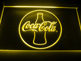 FREE Coca Cola 2 LED Sign - Yellow - TheLedHeroes