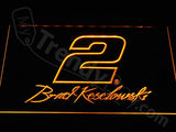 Brad Keselowski 2 LED Neon Sign USB - Yellow - TheLedHeroes