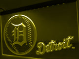 FREE Detroit Tigers Baseball LED Sign - Yellow - TheLedHeroes