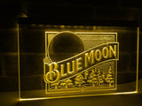 Blue Moon (2) LED Neon Sign USB - Yellow - TheLedHeroes