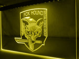 Metal Gear Solid Wolf LED Neon Sign USB - Yellow - TheLedHeroes