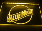 Blue Moon LED Neon Sign USB - Yellow - TheLedHeroes