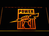 Port Adelaide Football Club LED Neon Sign Electrical - Yellow - TheLedHeroes