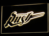 Edmonton Rush LED Neon Sign USB - Purple - TheLedHeroes