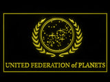 FREE Star Trek United Federation of Planets LED Sign - Yellow - TheLedHeroes