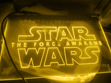 FREE Star Wars The Force Awakens LED Sign - Yellow - TheLedHeroes