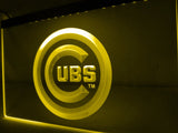 Chicago Cubs LED Neon Sign USB - Yellow - TheLedHeroes