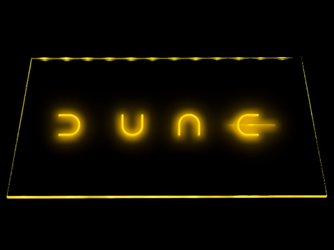 Dune LED Neon Sign Electrical - Blue - TheLedHeroes