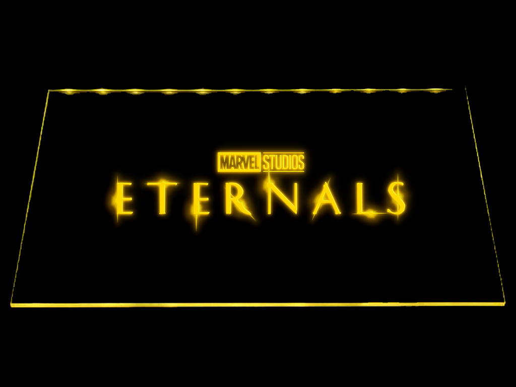 The Eternals LED Neon Sign USB - Yellow - TheLedHeroes