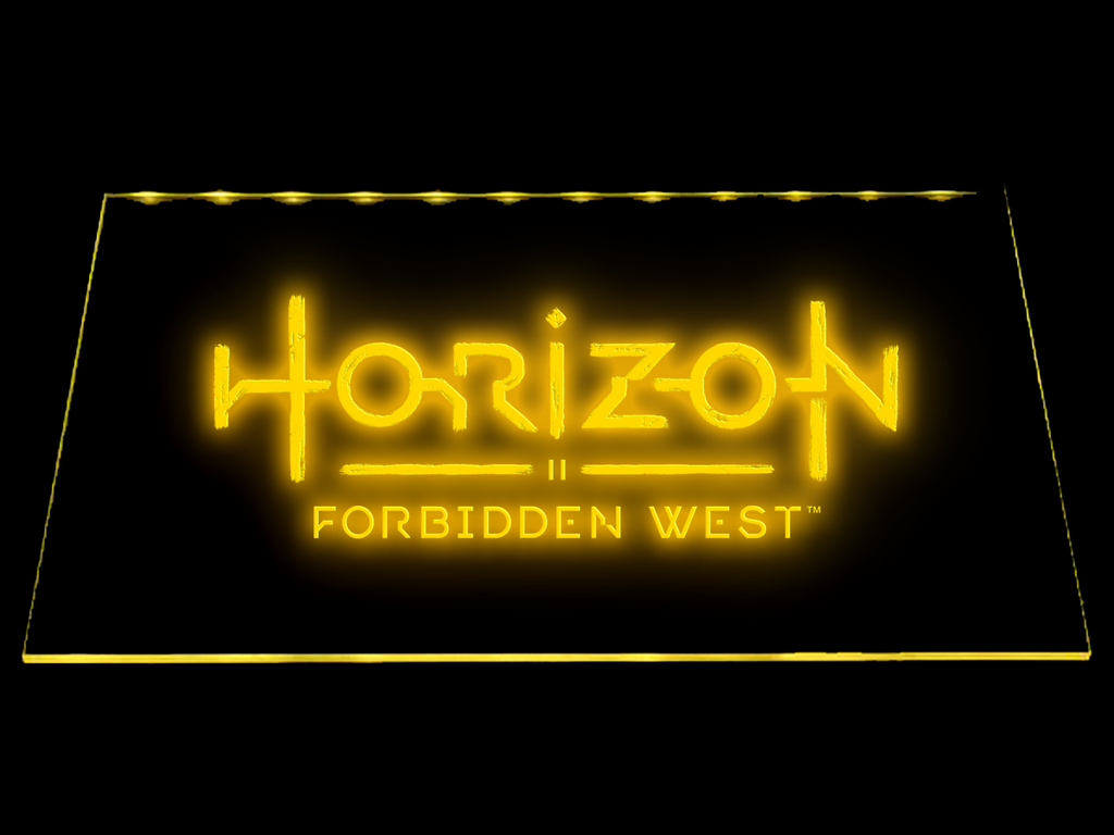 Horizon Forbiden West LED Neon Sign USB - Yellow - TheLedHeroes