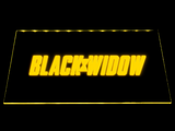 Black Widow LED Neon Sign Electrical - Yellow - TheLedHeroes