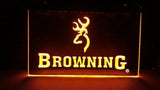 Browning Firearms LED Neon Sign USB - Yellow - TheLedHeroes